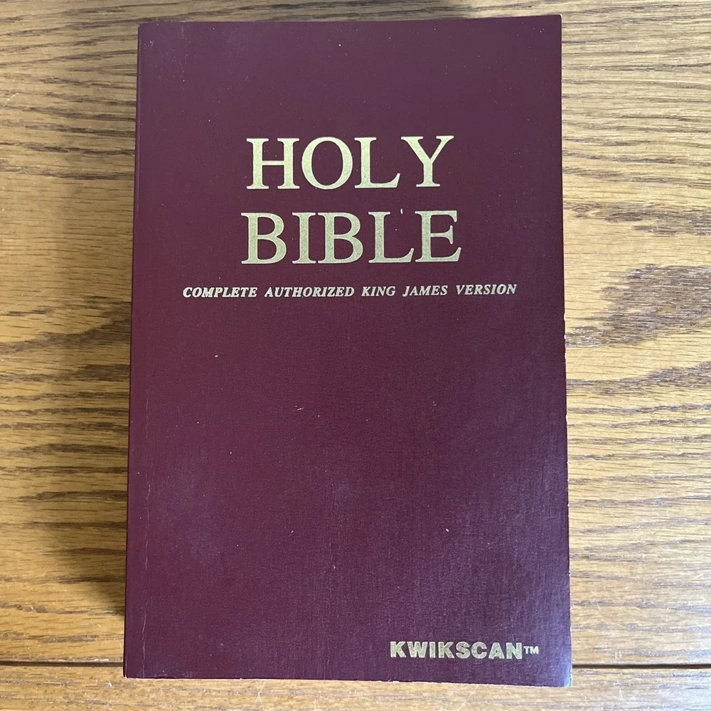 Kwikscan Holy Bible: Complete Authorized King James Version 1987